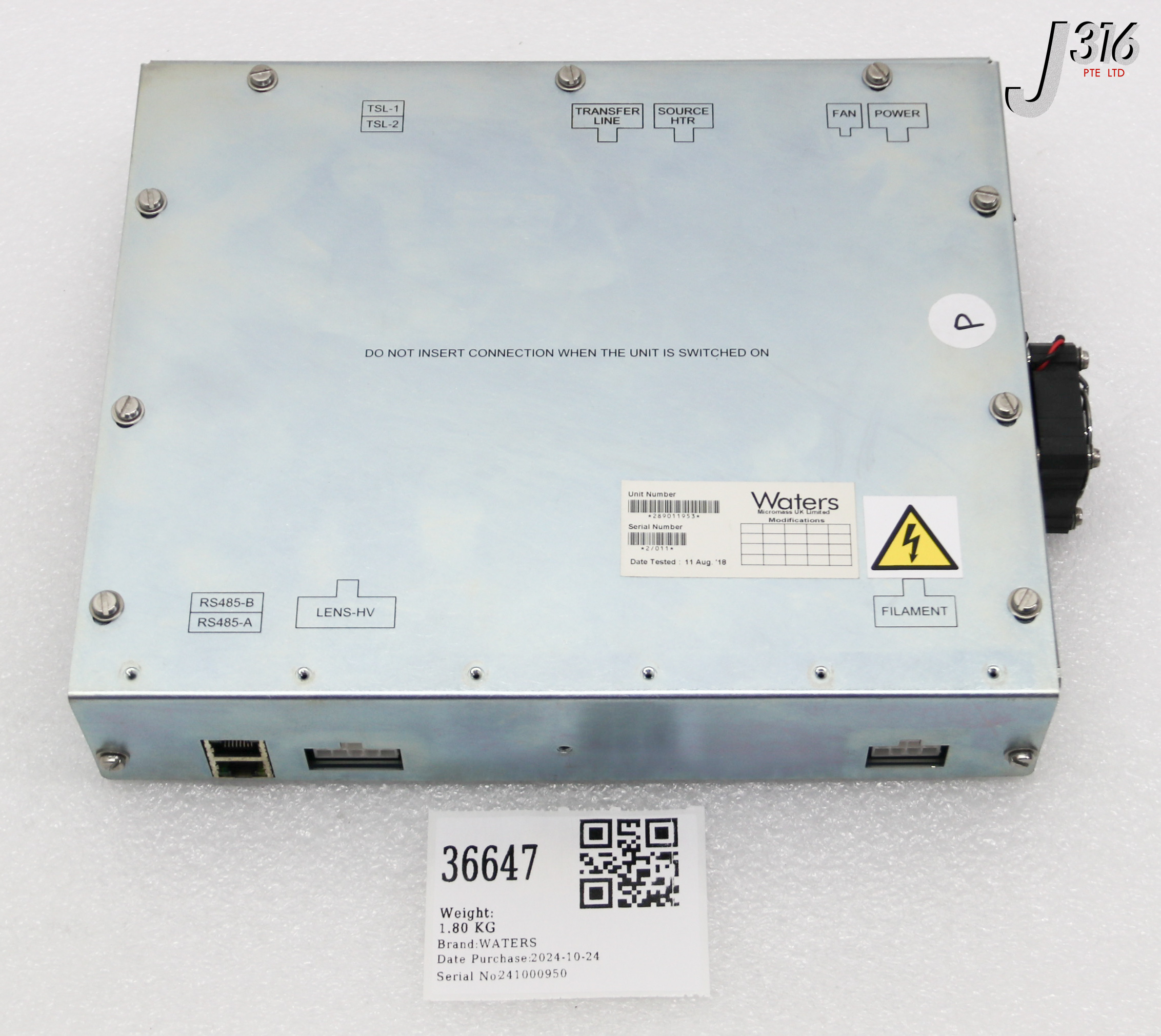 1 36647 WATERS CONTROLLER ASSY 289011953 | eBay